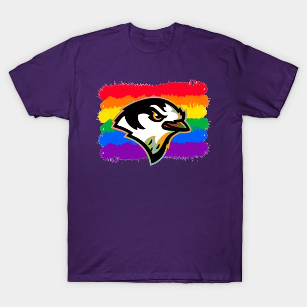 Gray Jay Pride T-Shirt by Gray Jays Baseball Club